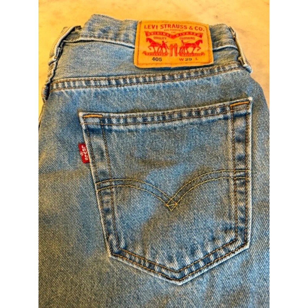 Levi's 405 Standard Men's Denim Shorts Wash 39864-0004 Blue Size W29 L10